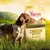 Purizon Trockenfutter Chicken with Fish, 80% Fleisch und Fisch, 20% Gemüse, 0% Getreide. Verpackung vor Berglandschaft mit Hund im Vordergrund.