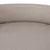 Close-up van beige gevoerd textielmateriaal, mogelijk onderdeel van een huisdierenbed of bank.