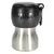KONG H2O Edelstahlflasche - ca. 270 ml (schwarz)