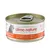 almo nature HFC Jelly cat food tin, 70g, salmon with carrots. Label shows 'ALL PROFITS TO THE PLANET' and text in multiple languages. Pull tab lid visible.