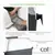 Caja de arena para gatos con soporte integrado para bolsas de basura, protección contra desbordamiento y parte trasera elevada para evitar la salida de orina. Marca: catit. Sistema filtrante Airsift.