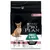 Purina Pro Plan Small & Mini 1–10 kg Sensitiv Adult koiranruokapakkaus, OptiDerma. Pakkauksessa pieni koira ja kuvakkeita tuotteen ominaisuuksista.