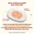 Assiette avec thon, poulet, fromage, riz et bouillon de poisson. Texte : recettes HFC formulées avec viande et/ou poisson propres à la consommation humaine, désormais aliments pour chat.