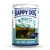 Lata de comida para perros Happy Dog Wild pur, 100 % proteína animal, Made in Germany. Texto visible: GAME · GIBIER · SELVAGGINA.