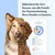 Bildschirm zeigt DNA-Analyse für Hunde mit 365+ Rassen. Beispielergebnis: 10 Rassen erkannt, darunter Great Pyrenees 26%, Chow Chow 13%, Siberian Husky 8%.