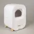 kooa. White pet furniture with wooden legs and oval entrance, suitable for pet care or as a retreat.