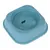 Light blue feeding bowl with Zooplus logo in the centre.