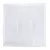 Tapis absorbant blanc en matière textile, surface quadrillée visible, sans marque ni texte apparent.