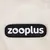 zooplus. Nome del marchio su etichetta nera.