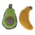 lot de 2 : Avocat & Banane