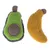 Modern Living Katzenspielzeug-Set Arucas - 2er-Set: Avocado & Banane