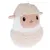 TIAKI Squishy schaap hondenspeeltje - Mini: H 18 x Ø 15 cm