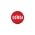 Red ball with white 'KONG' lettering and a Kong silhouette inside the letter O.