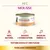 almo nature HFC Mousse thon avec crevettes, 100 % naturel, booste l’hydratation, riche en oméga-3, texture douce et onctueuse. Texte en français visible sur l’image.