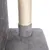 Árbol rascador con funda de felpa gris y poste envuelto en sisal, apto para gatos para rascar y jugar.