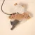 TIAKI Electronic Cat Dangler Toy Owl with Feathers