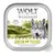 Wolf of Wilderness Green Fields, 150g. Recipe: fresh lamb with wild berries, roots and wild herbs. 100% grain-free.