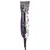 Electric hair clipper with visible internal components and purple-white design with paw patterns.
