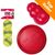 KONG AirDog tennisbolde i net, rød KONG gummilegetøj, rød KONG frisbee. Tekst: Top Seller. Synlige mærker: KONG, AirDog, Squeakair.