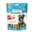 Emballage de friandises pour chiots KONG Enhanced Ziggies, taille S, 198 g. Texte visible : fits your small puppy KONG, naturally delicious. Photo d’un chien et main tenant un jouet KONG rose.