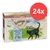 Feringa Classic Meat, Lachs & Truthahn mit Zucchini und Brunnenkresse, Adult, 12x85g. Verpackung zeigt schwarze Katze und ländliche Szene. Hinweis: 24x in rotem Kreis. Feringa Classic Meat, Lachs & Truthahn mit Zucchini und Brunnenkresse, Adult, 12x85g. Verpackung zeigt schwarze Katze und ländliche Szene. Hinweis: 24x in rotem Kreis.