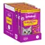 Whiskas snacks para gatos - Pack Ahorro - Crunch Pollo, pavo y pato (12 x 100 g)
