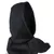 Schwarzer Kapuzenpullover für Haustiere, Detailansicht der Kapuze und Ärmel.
