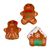 Set TIAKI familia pan de jengibre juguete para gatos