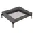 TIAKI hondensofa Sun - Maat L: L 91 x B 76 x H 18 cm (lichtgrijs/ donkergrijs)