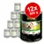 Lot de 12 boîtes Belcando 800 g, volaille avec riz et courgettes. Texte visible : Pute, Reis, Zucchini, Distelöl. Image d’un chien sur l’emballage. Lot de 12 boîtes Belcando 800 g, volaille avec riz et courgettes. Texte visible : Pute, Reis, Zucchini, Distelöl. Image d’un chien sur l’emballage.