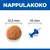 Kroketin koon vertailu: Kroketti, jonka halkaisija on 12,5 mm, vieressä ilmoitustaulun nastan halkaisija on 10 mm. Kroketin koon vertailu: Kroketti, jonka halkaisija on 12,5 mm, vieressä ilmoitustaulun nastan halkaisija on 10 mm.