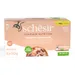 Schesir Complete Nutrition Filet v želé 6 x 50 g - tuňák s lososem