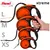 Flexi Xtreme hundkoppel i storlekarna L, M, S och XS. Orange-svart design med robust snöre och ergonomiskt handtag.