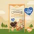 Meowee! Chicken Crunchy Bakes, mit echtem Huhn, ohne künstliche Farbstoffe oder Konservierungsstoffe, enthält Taurin, 40g. Verpackung zeigt Katzenmotiv und Herzsymbol.