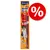 Vitakraft Beef Stick Original, goveđi štapić za pse, >90% mesa, bez šećera, akcijski znak s postotkom na crvenoj podlozi. Na pakiranju slika psa i tekst na njemačkom i engleskom.