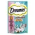 Dreamies Mr. Fell-Tastisch mit Huhn, angereichert mit wichtigen Ölen und Vitaminen. Innen cremig, außen knusprig. 55g Packung.