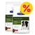 To sække Hill's Prescription Diet Metabolic Weight Management hundefoder med billede af sort-hvid hund, teksten 'with Chicken' og et stort gult procenttegn for tilbud.