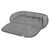 Kerbl Pet Couchkissen Emalia, grau - L 98 x B 66 x H 12 cm