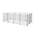 Lionto Free-Range Metal Enclosure - 144 x 74 x 46cm (L x W x H) Lionto Free-Range Metal Enclosure - 144 x 74 x 46cm (L x W x H)