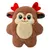 KONG Snuzzles Renne de Noël pour chien - taille M : L 23 x l 19 x H 8 cm KONG Snuzzles Renne de Noël pour chien - taille M : L 23 x l 19 x H 8 cm