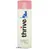 Tube labelled 100% real prawn treats, thrive, the healthier treat cats love to eat.