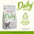 almo nature Daily met natuurlijke ingrediënten, tonijn en zalm. Verpakking van recyclebaar plastic LDPE+HDPE. Alle winst voor de planeet.