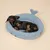 TIAKI Haustierbett Teddy Whale - Größe S: Ø 45 x H 12 cm