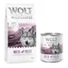 Wolf of Wilderness Kombi-Paket: Adult Trockenfutter + passende Nassfutter - 12 kg Wild Hills - Ente + 24 x 800 Wild Hills - Ente