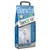 Sanicat Oxygen Power Clumping Litter kattsand, 10 liter. Förpackning med blå och vita detaljer samt synlig lista över produktfördelar på sidan.