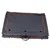 Grey transport bag with orange accents and carrying handle, suitable for safe transport of large items.