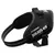 Black Julius-K9 IDC-Power harness with reflective stitching and sturdy fastener, suitable for dogs. Visible brand name: Julius-K9.