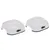 Little Fish Plastic Cat Bowls - Set of 2 - 2 x 0.2 litre