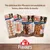 8in1 Flavours hondensnacks: Triple Flavour Bones, Skewers en Wings in verpakking. Tekst: The delicious 8in1 Flavours are available as bones, chew sticks & snacks.