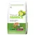 Natural Trainer hundefoder, CON POLLO FRESCO WITH FRESH CHICKEN, SEMI DI LINO FLAX SEED, ESTRATTI DI LIEVITO YEAST EXTRACTS, MAXI, JUNIOR 2–8 MÅNEDER, Made in Italy synligt på pakken.